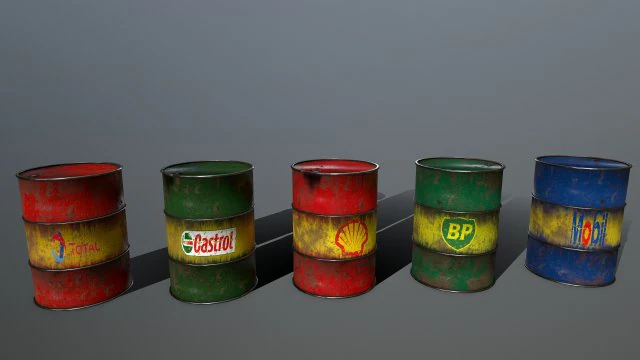 barrel1 3D Model .c4d .max .obj .3ds .fbx .stl .blend 