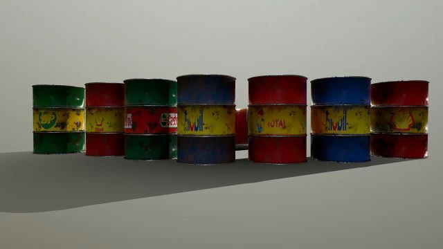 barrel2 3D Model .c4d .max .obj .3ds .fbx .stl .blend 