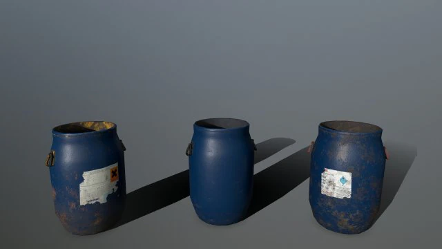 barrel4 3D Model .c4d .max .obj .3ds .fbx .stl .blend 