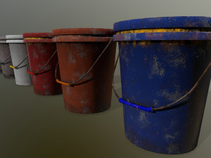 bucket Modelo 3D