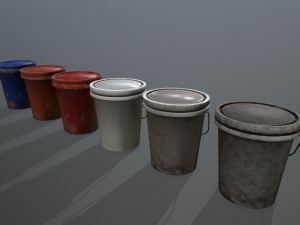 bucket Modelo 3D