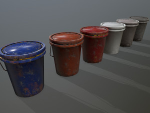 bucket Modelo 3D