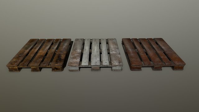 pallet 3D Model .c4d .max .obj .3ds .fbx .stl .blend 