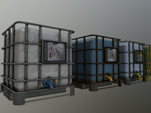 water storage tank Modello 3D