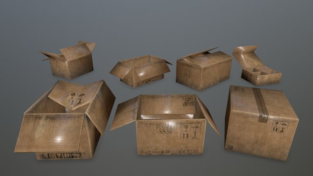 box set 3D Model .c4d .max .obj .3ds .fbx .stl .blend 