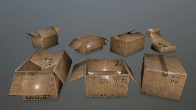 box set 3D Model .c4d .max .obj .3ds .fbx .stl .blend 