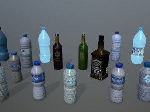 bottle set 3D Model