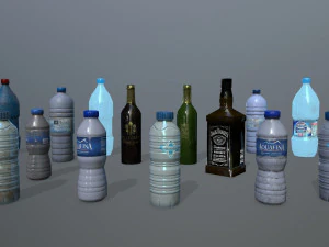 bottle set 3D Model