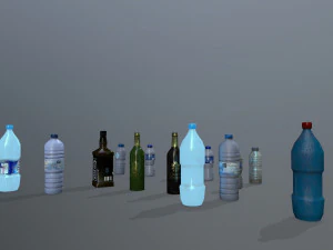 bottle set 3D Model