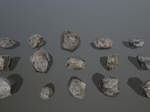 rocks set 3D Model