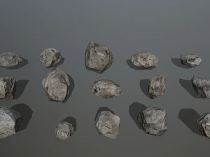 rocks set 3D Model