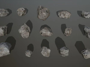 rocks set 3D Model