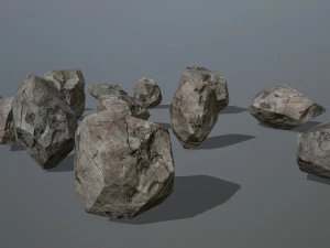 rocks set 3D Model