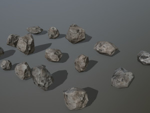 rocks set 3D Model