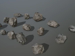 rocks set 3D Model