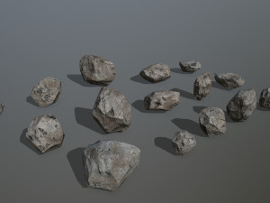 rocks set 3D Model