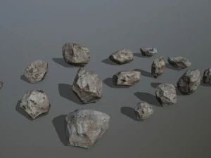 rocks set 3D Model