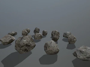 rocks set 3D Model