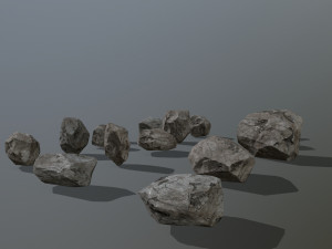 rocks set 3D Model