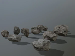 rocks set 3D Model