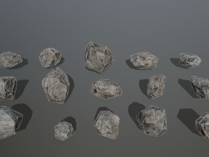rocks set 3D Model