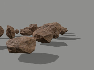 rocks 3D 모델