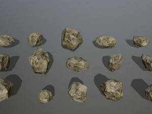 rocks 3D मॉडल