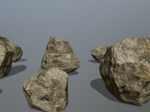rocks 3D मॉडल