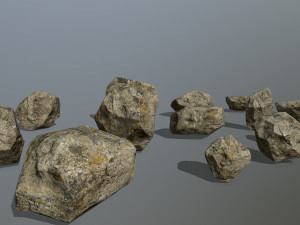 rocks 3D मॉडल