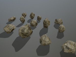 rocks 3D मॉडल