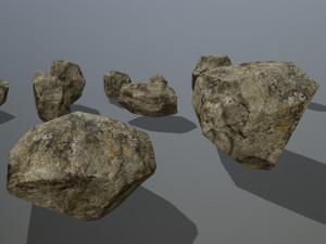 rocks 3D मॉडल