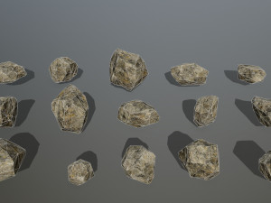rocks 3D मॉडल