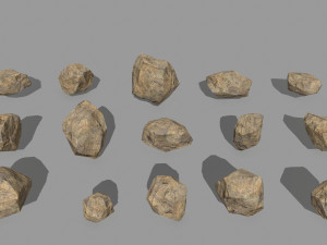rocks 3D 模型