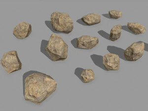 rocks 3D Model