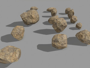 rocks 3D 模型