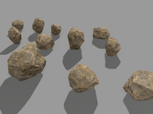 rocks 3D 模型