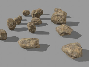 rocks 3D 模型