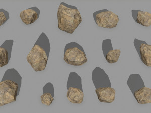 rocks 3D 模型