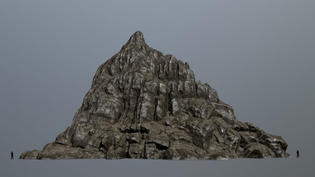 mountain 3D मॉडल .c4d .max .obj .3ds .fbx .stl .blend 