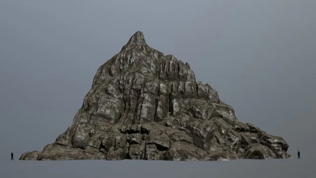 mountain 3D Model .c4d .max .obj .3ds .fbx .stl .blend 