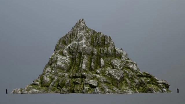 mountain 3D Model .c4d .max .obj .3ds .fbx .stl .blend 