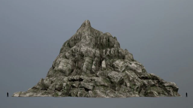 mountain 3D Model .c4d .max .obj .3ds .fbx .stl .blend