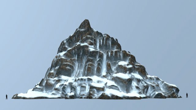 mountain 3D 模型 .c4d .max .obj .3ds .fbx .stl .blend 