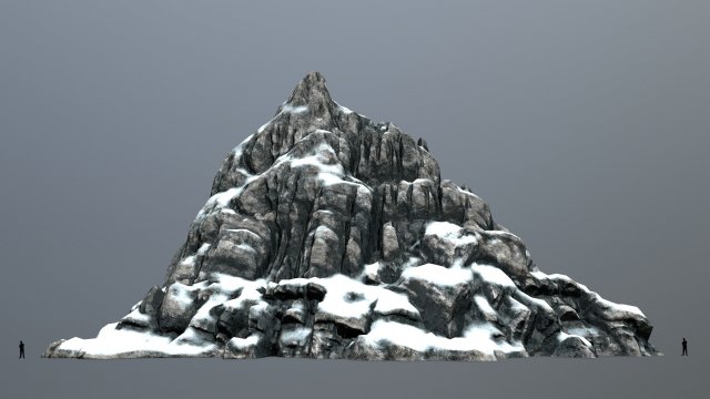 mountain1 Model 3D .c4d .max .obj .3ds .fbx .stl .blend 