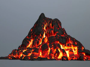 fire mountain 3D Model