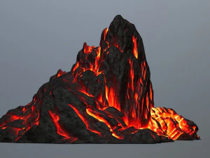 fire mountain 3D Model