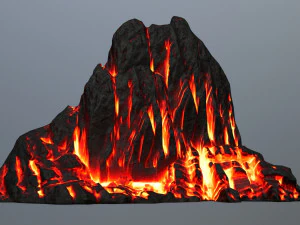 fire mountain 3D Model