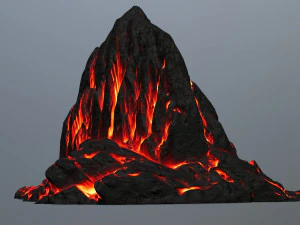 fire mountain 3D Model