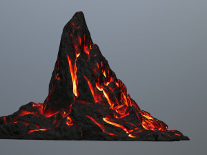 fire mountain 3D Model