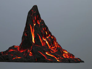 fire mountain 3D Model